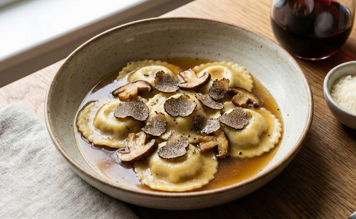 Porcini & Ricotta Ravioli